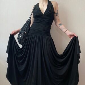 Ted Baker London Zelle Black Backless Maxi Dress 🆕